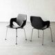 Set of 2 dining chairs by Straatman, Loral & Cie, Belgium, 1960's