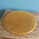 Gien cheese board with wicker straw decor