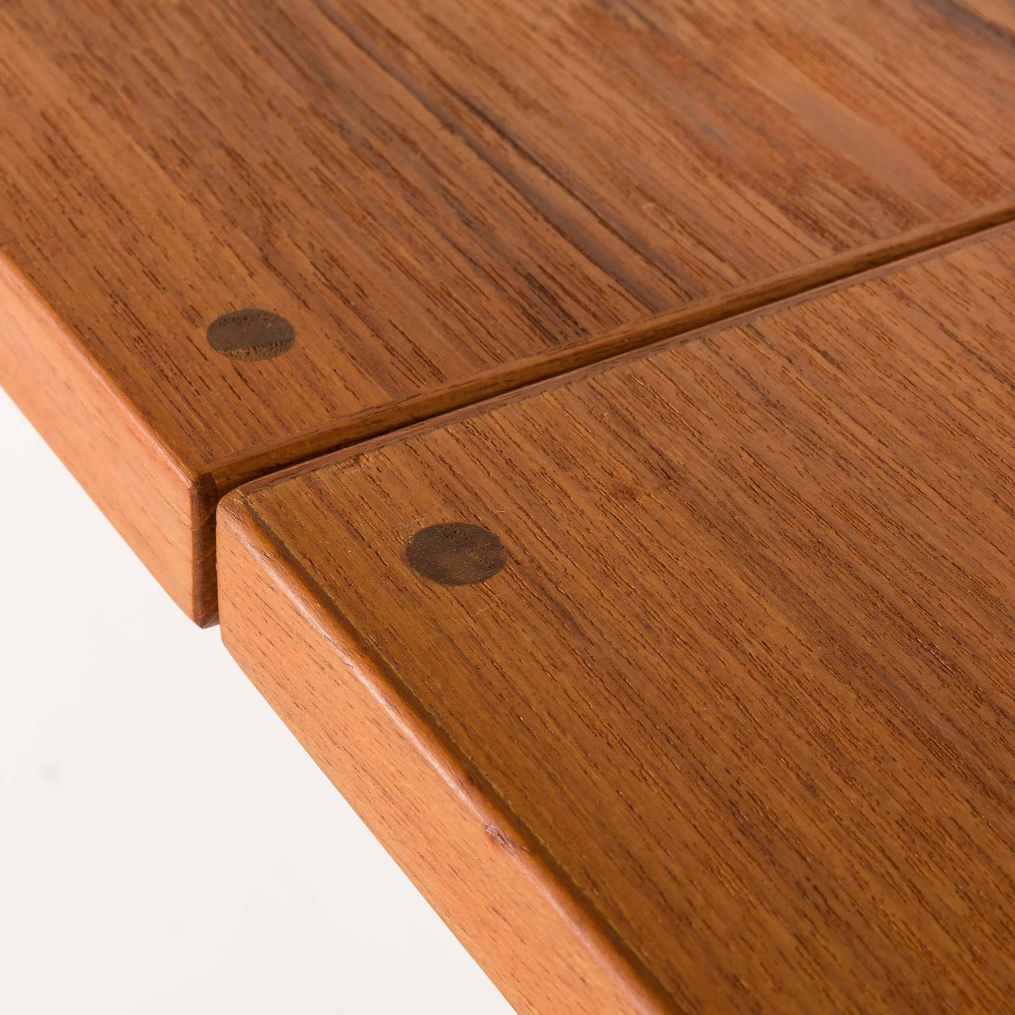 Danish mid-century upcycled teak shelving unit.