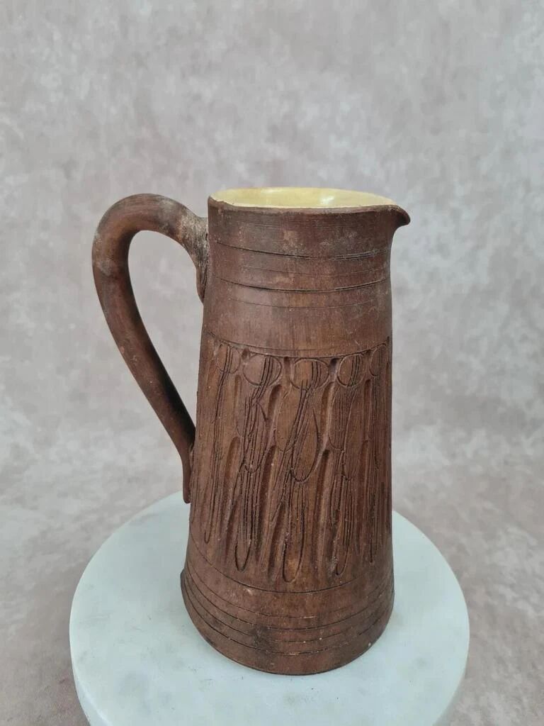 Antique glazed terracotta pitcher – Italy