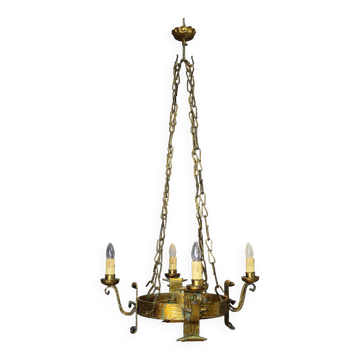 Lustre ancien de style Renaissance, Italie, XVIIIe siècle