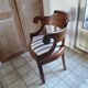 Fauteuil de bureau Louis Philippe