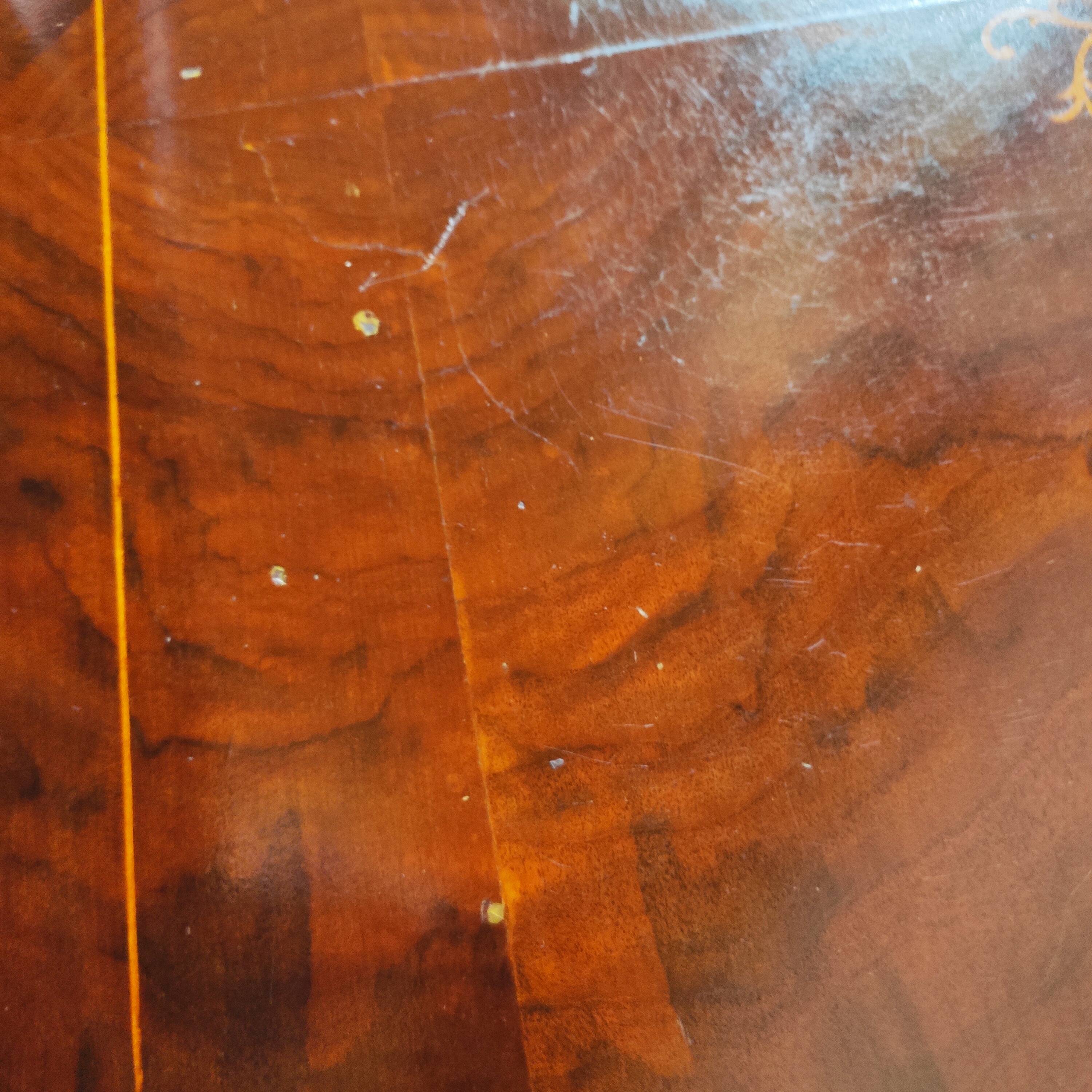 Napoleon III style bonheur-du-jour in marquetry – lady's desk