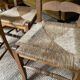 4 chaises en paille
