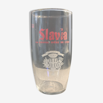 Ancien verre à bière Slavia