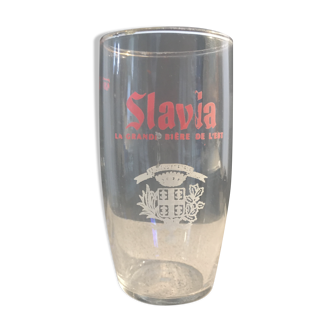 Ancien verre à bière Slavia