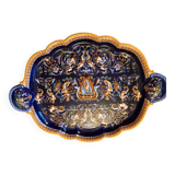Grand plat Gien style renaissance