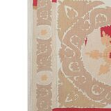 Hand knotted rug, vintage turkish rug 135x142 cm