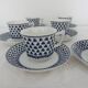 Service for 6 cups and saucers Adams England / Vintage English tableware