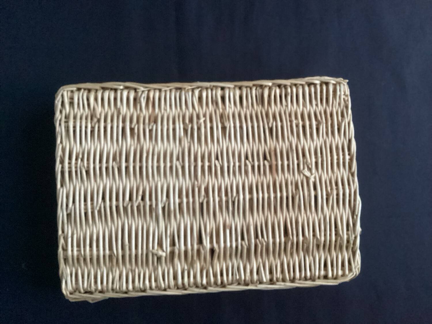 Rattan basket for cutlery