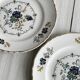 2 Moulin des Loups Orchies dessert plates.