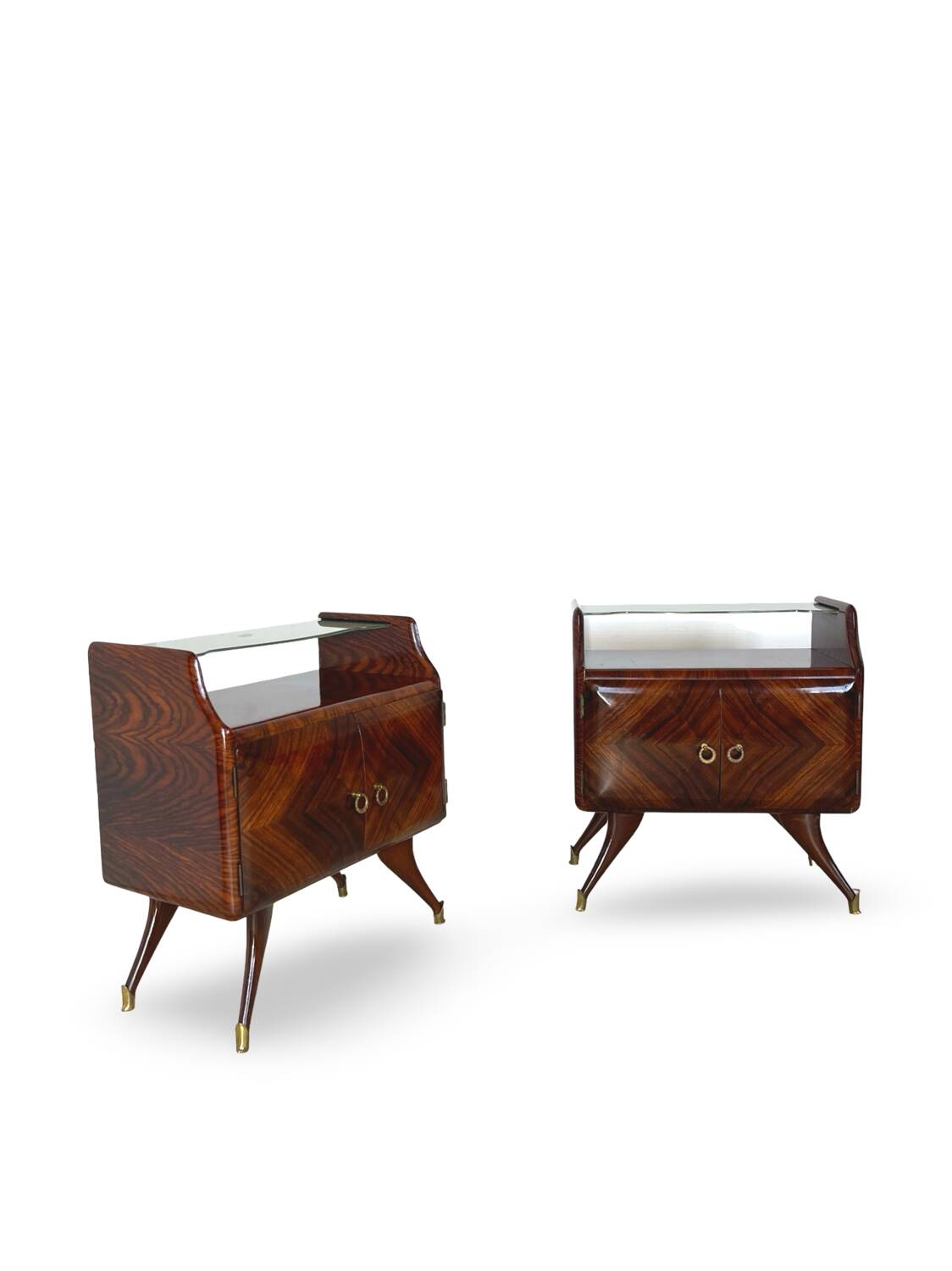 midcentury rosewood nightstands