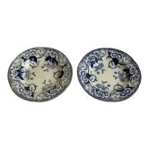 Assiettes Terre de fer Creil Montereau