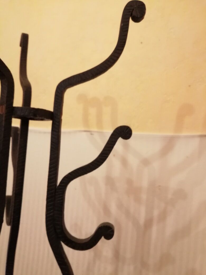 mantle door forged iron Courtrai art deco 1925 1930