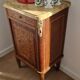 Low furniture marquetry style louis XVI