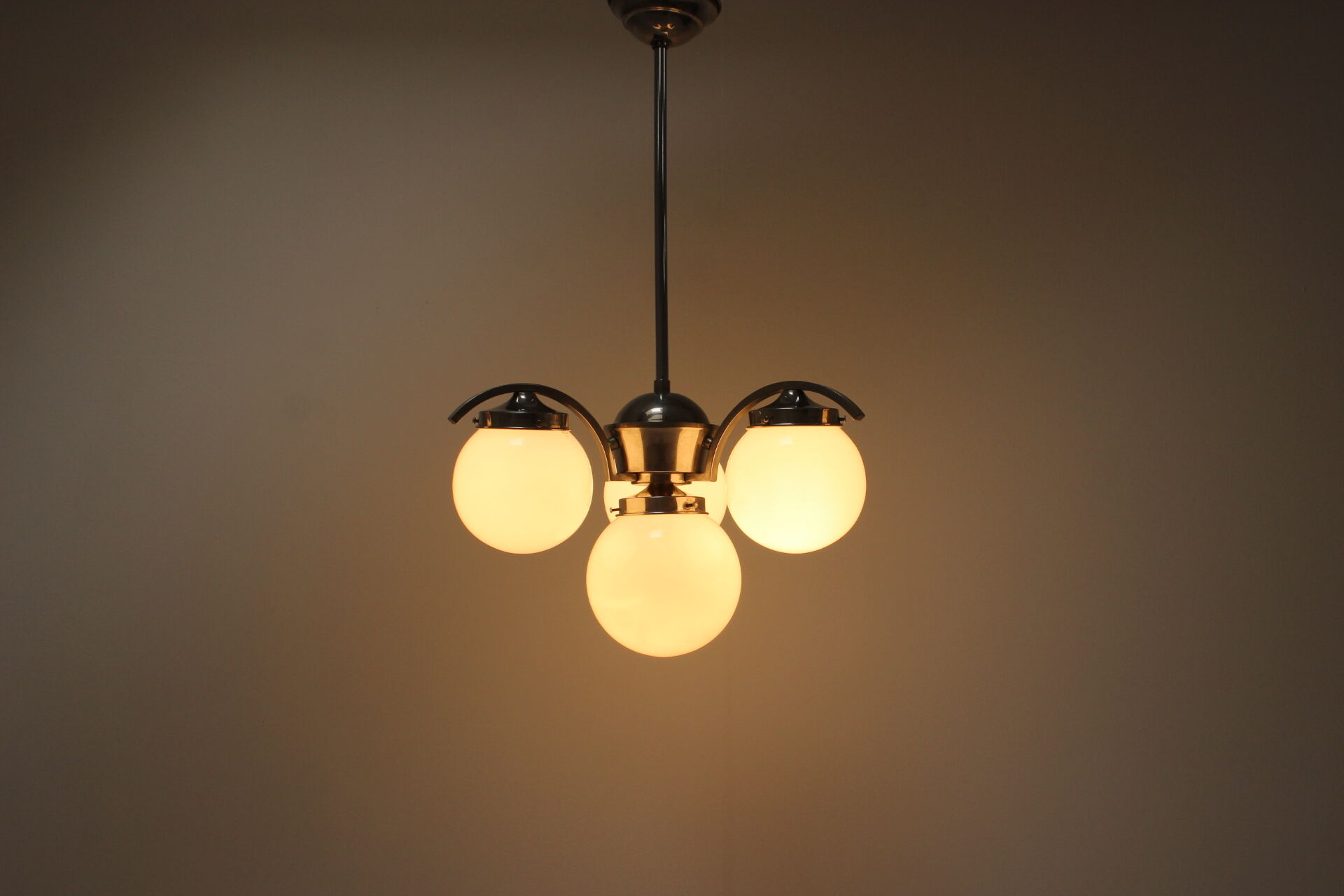 Art Deco Chandelier 1930s, Czechoslovakia