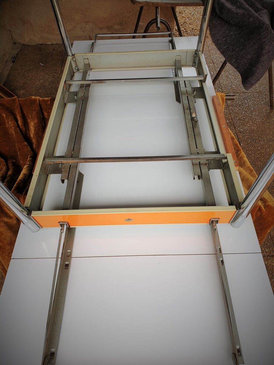 Table formica orange brand Rotub vintage