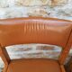 Chaises Maison Regain  en orme et cuir