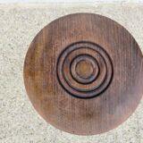 Antique tripod stool, farmhouse stool, 1950s-1960s