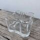Littala Clear Glass Candle Holder