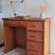 Vintage rattan desk from the 1970s.