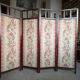 Wooden screen with canvas - Art Deco