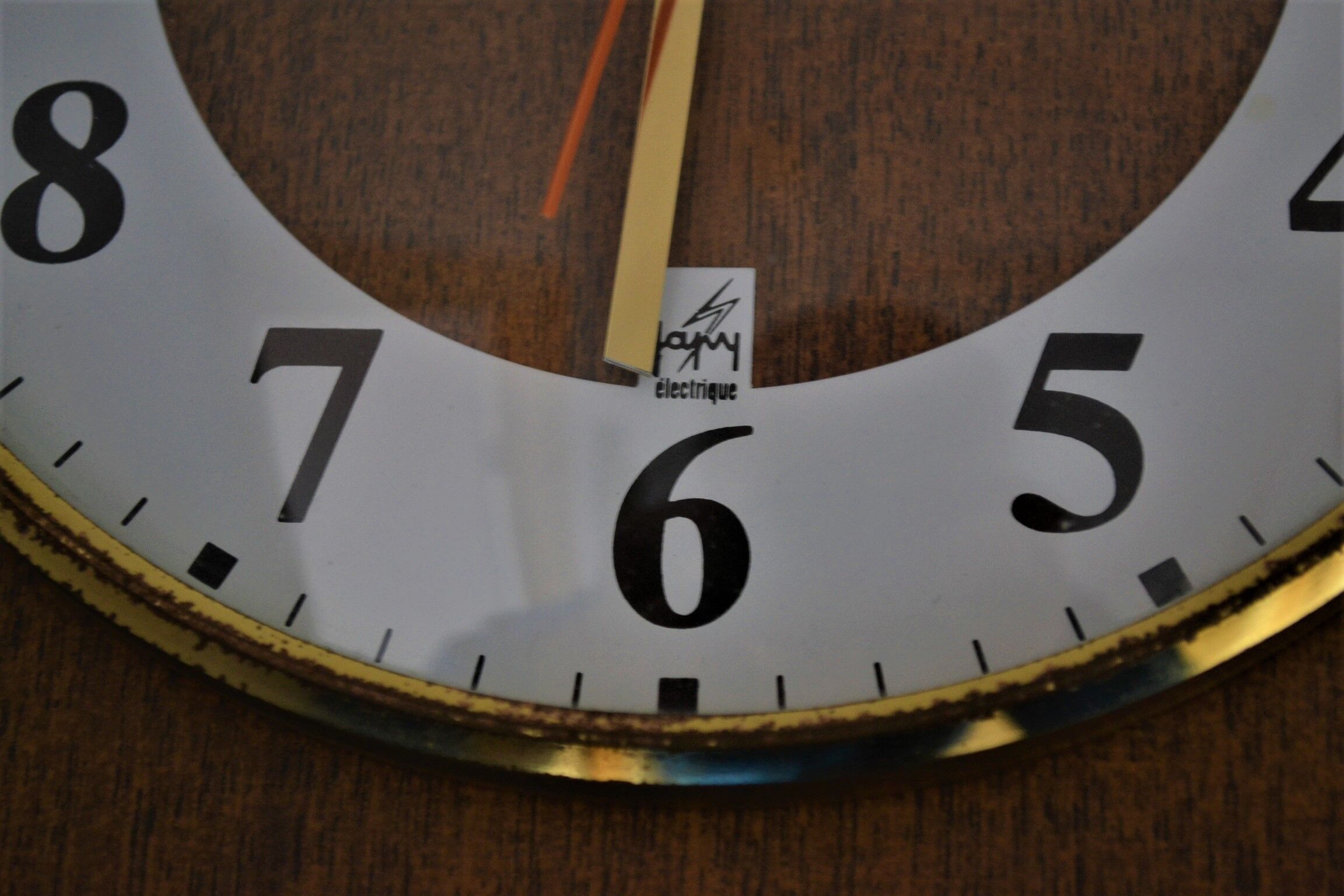 Vintage japy formica kitchen clock 1960