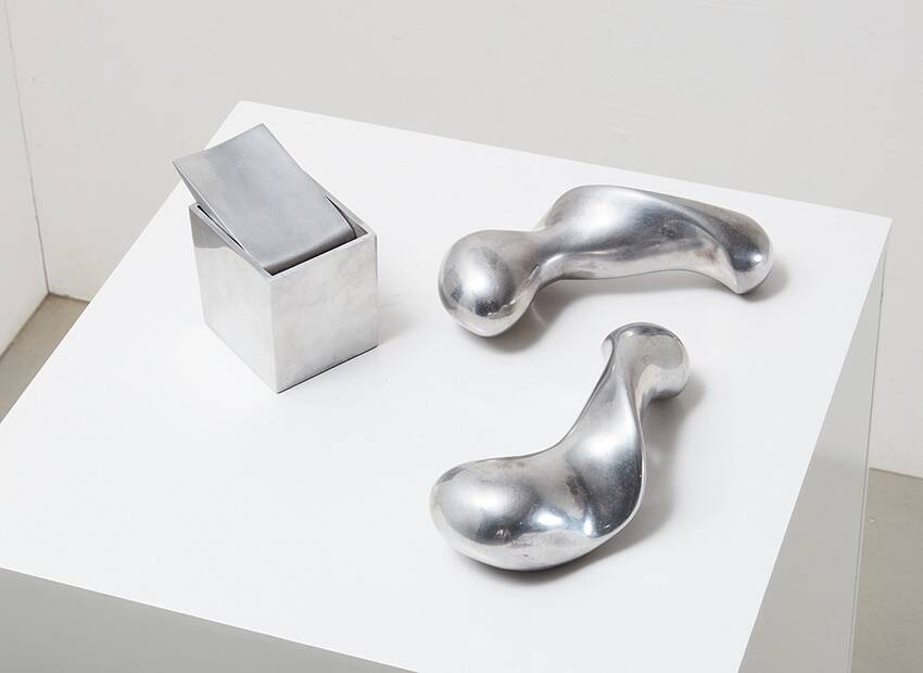 Philippe Starck Set of POAA Dumbbells + Ray Hollis Ashtray for XO 1990s