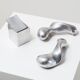 Philippe Starck Set of POAA Dumbbells + Ray Hollis Ashtray for XO 1990s