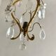 Lustre ancien pampilles en verre de murano
