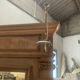 Coat rack wardrobe in wood, Napoleon III style.