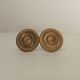 Paire de boutons de meubles Empire en bronze XIXeme