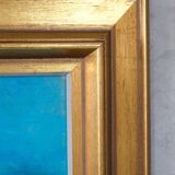 Gladys Pihl, Swedish Modern Composition, 1978, Oil on Canvas, Framed