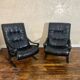 Pair of vintage Westnofa Siesta armchairs by Ingmar Relling 1960.