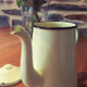 Cafetière émaillé vert mint