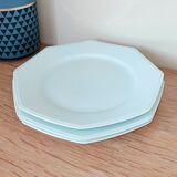 3 large plates limoges france