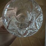 Bougeoir en verre Feuille
