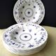 6 Myott English earthenware soup plates Finlandia model