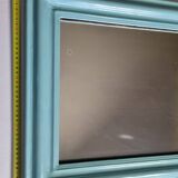 Vintage Louis Philippe style Tiffany blue table mirror 46 cm x 57 cm