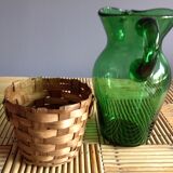 Vintage green pitcher