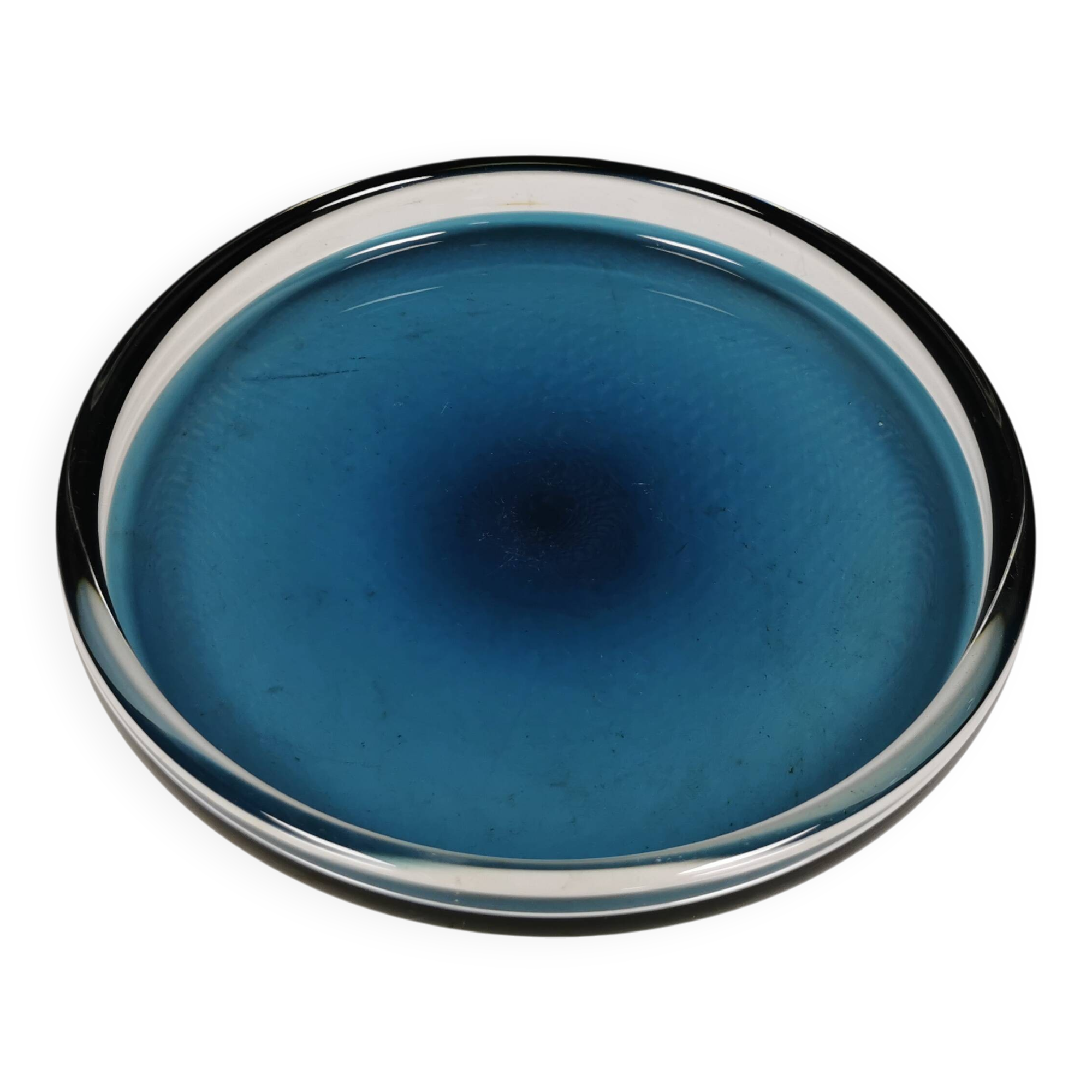 Dish in hard pressed glass