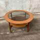 Mid-Century Retro Round Coffee Table by Schreiber 1960s