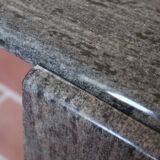 Large square granite coffee table