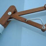 Applique murale extensible ikea/lampe en bois modèle sax 1985-90