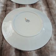 4 antique flat plates "Élisabeth"