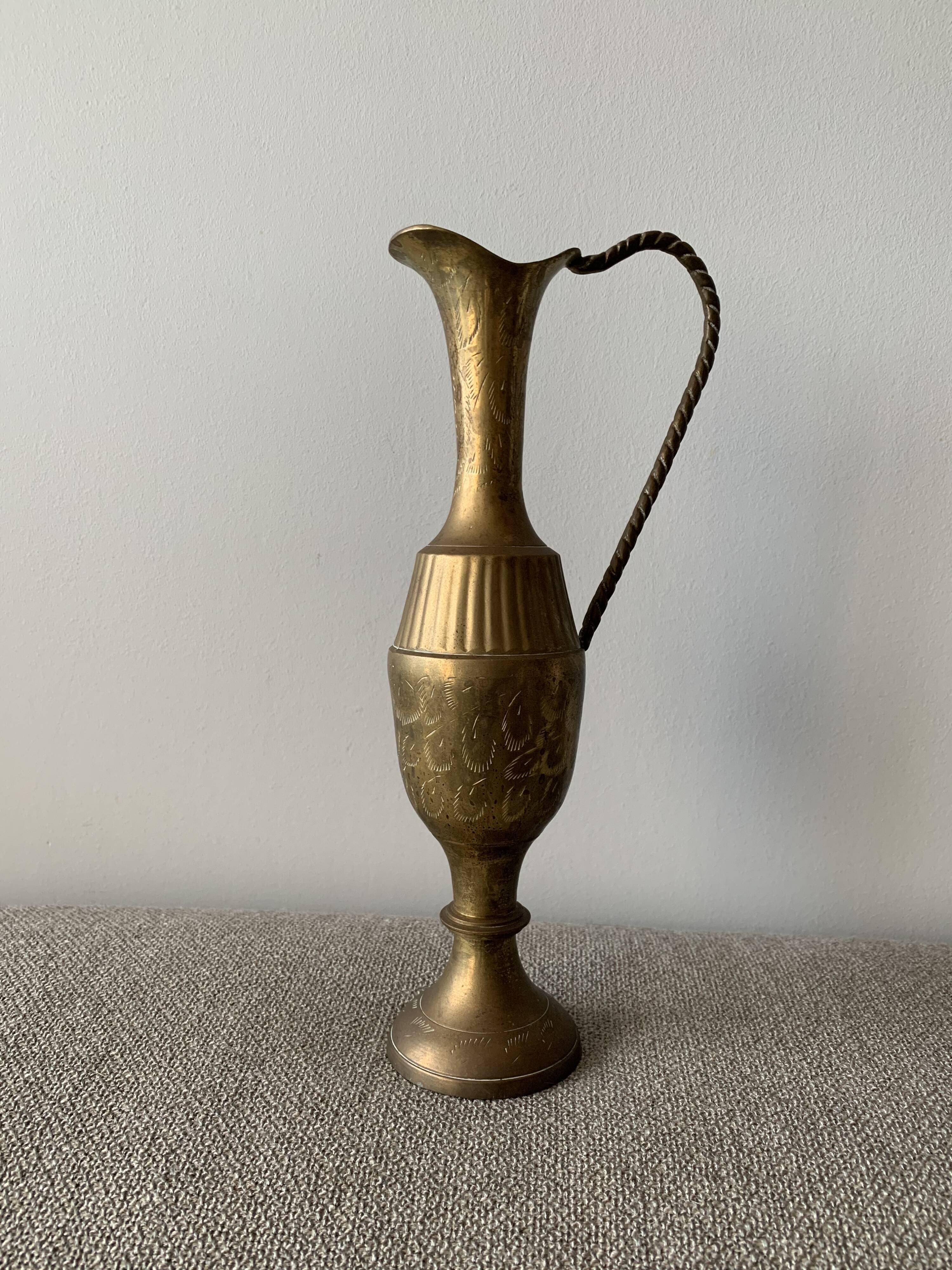Vintage brass vase