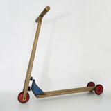 Trottinette vintage en bois des années 60