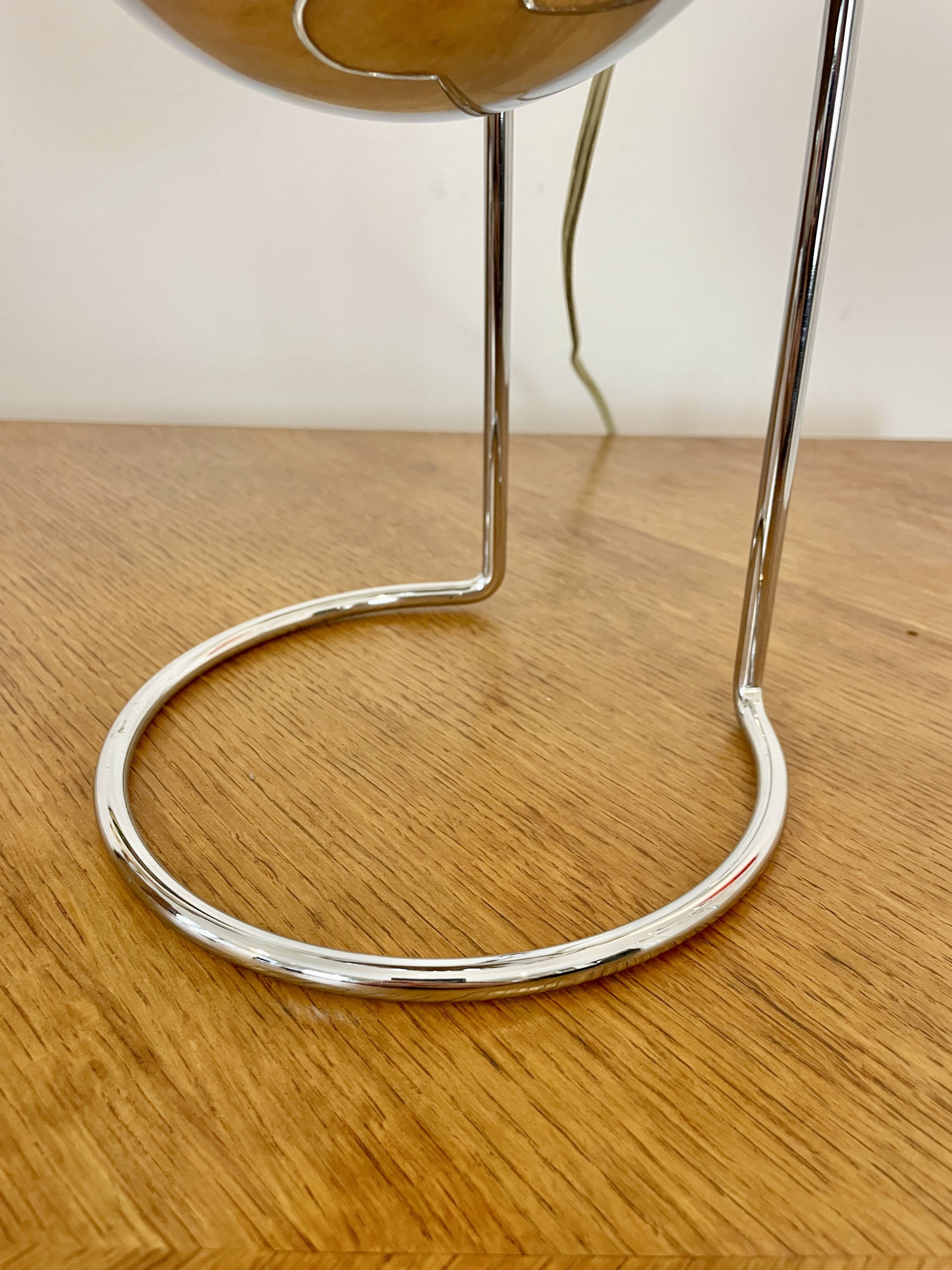Lampe eyeball chromé