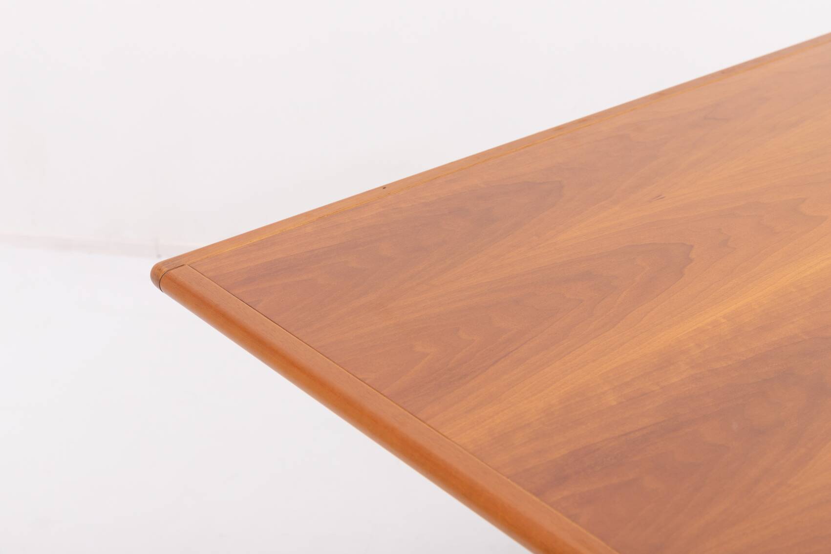 Table à manger vintage pliable en noyer, design italien, 1980