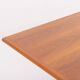 Table à manger vintage pliable en noyer, design italien, 1980